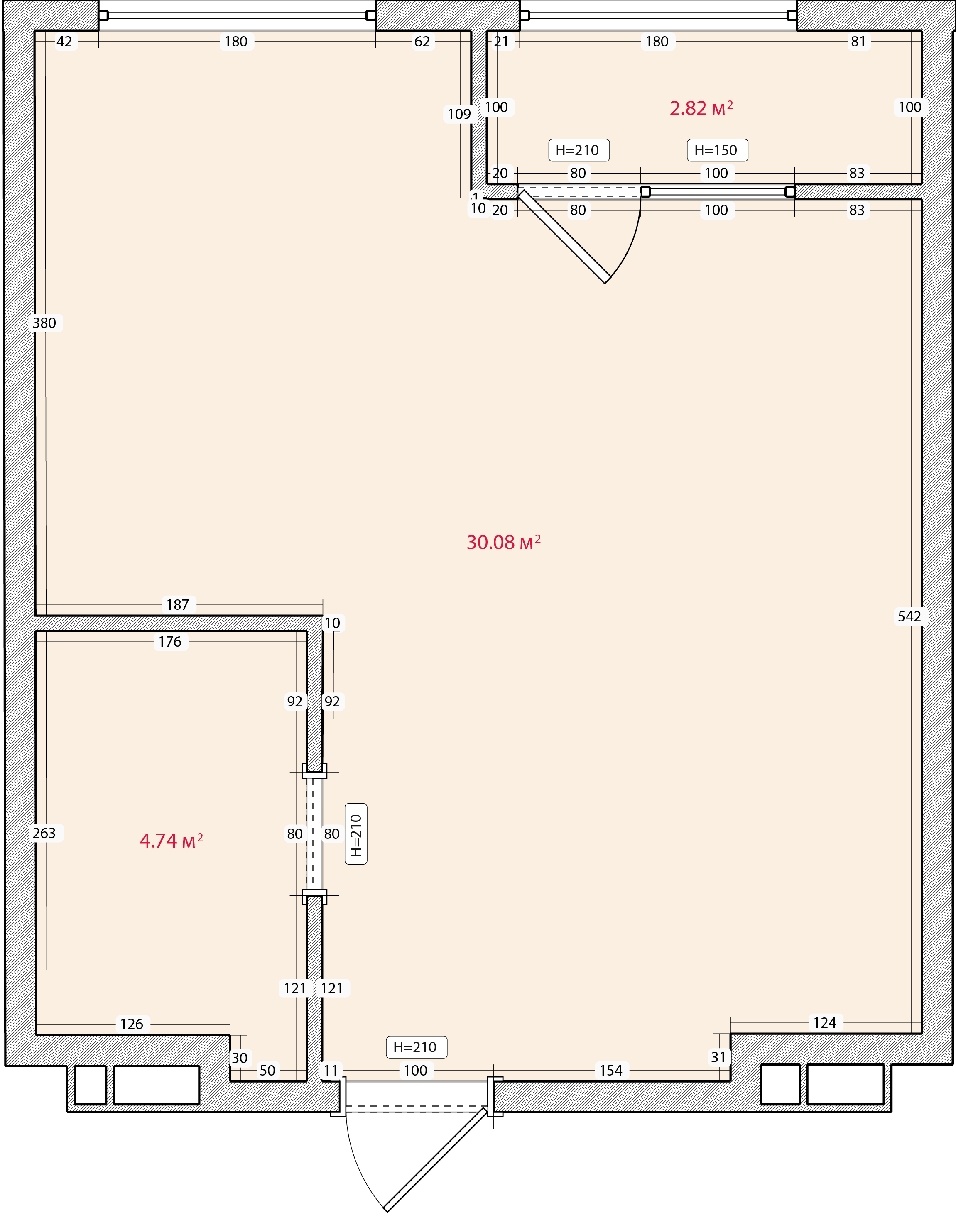 ЖК Дом на Бульваре, 1-комн кв 36,1 м2, за 5 393 340 ₽, 24 этаж